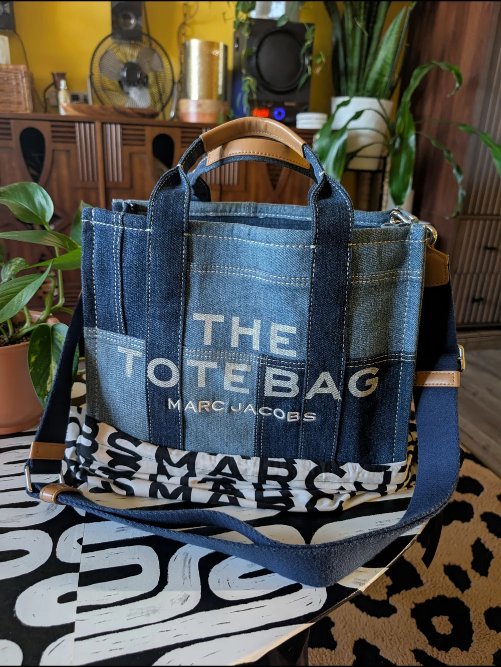 Marc Jacobs Medium The Tote Bag - Blue Denim